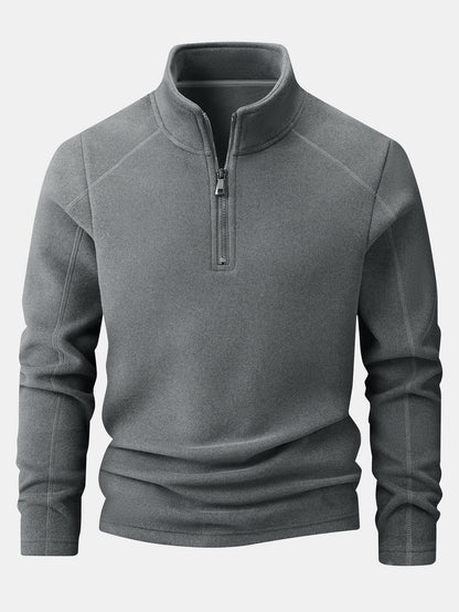 Quarter-Zip Fleece Sweatshirt & Polar Fleece Straight Leg Pants