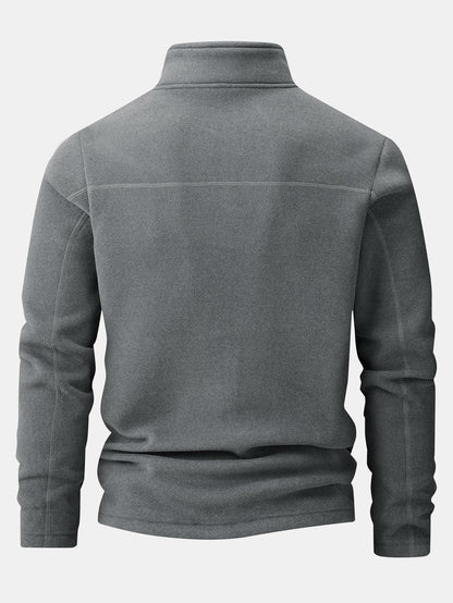 Quarter-Zip Fleece Sweatshirt & Polar Fleece Straight Leg Pants