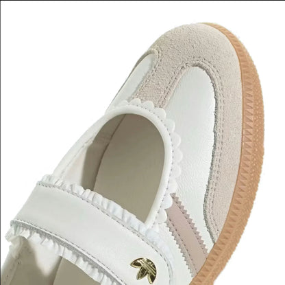 Samba Jane | Frill Pack Ruffle White Beige